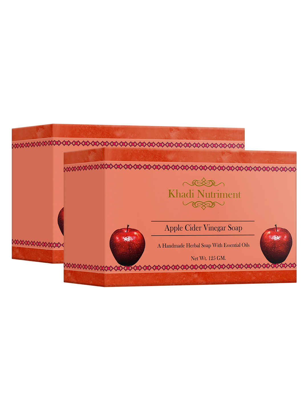Buy Khadi Nutriment Apple Cider Vinegar Soap,125 gm (Pack of 2) - Purplle