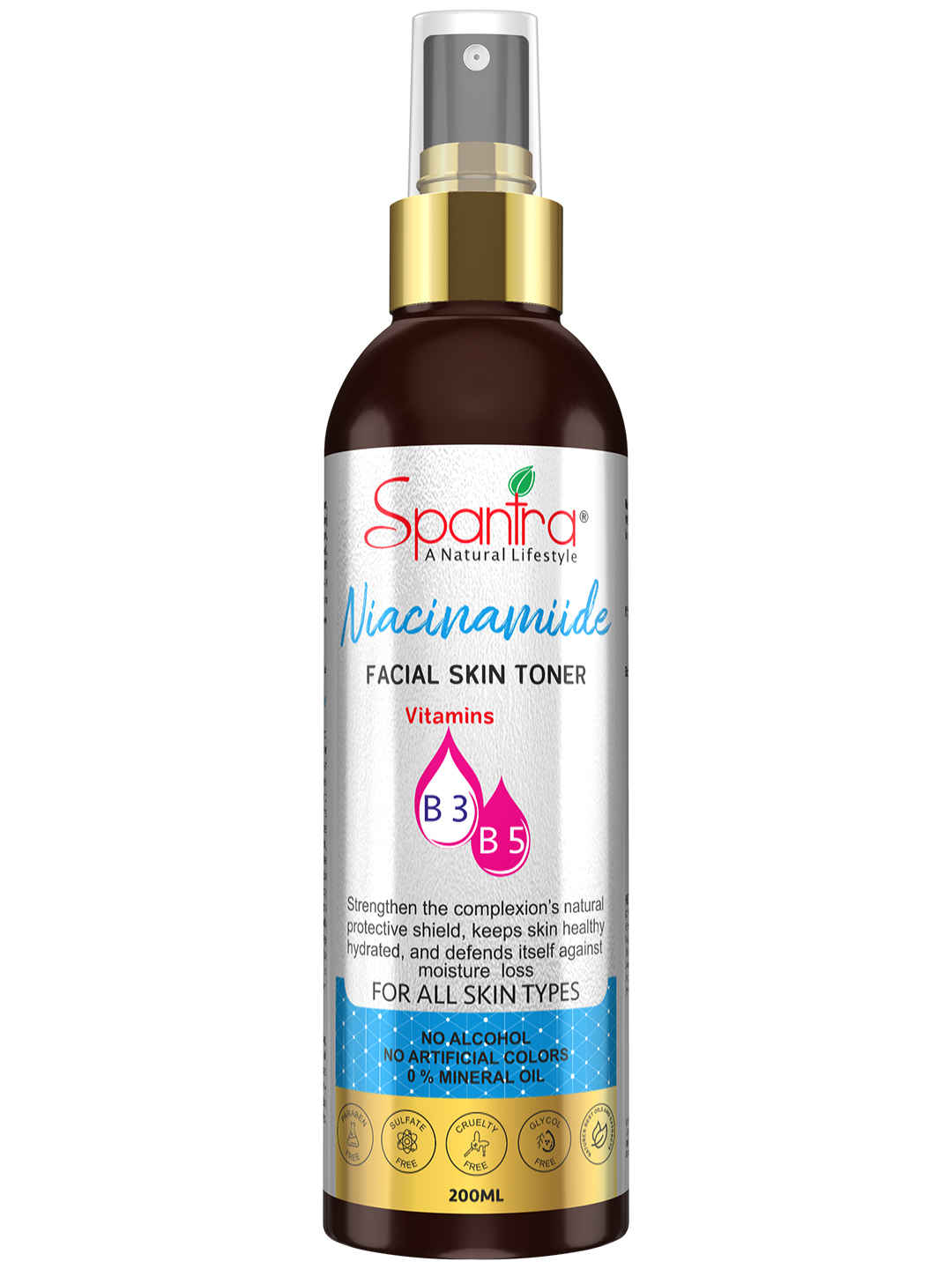 Buy Spantra Niacinamiide Face Toner (200 ml) - Purplle