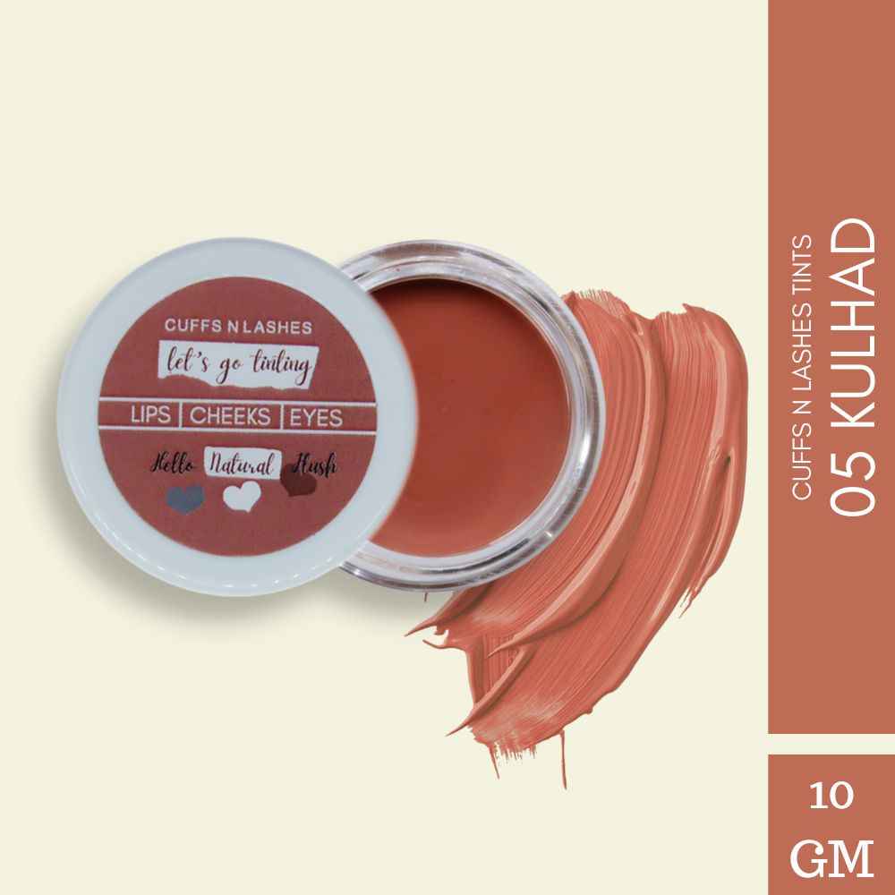 Buy Cuffs N Lashes Let's Go Tinting | Lip, Cheek, Eye Tint | Kulhad, 05 - 10 gm - Purplle