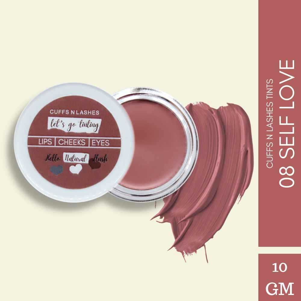 Buy Cuffs N Lashes Let's Go Tinting | Lip, Cheek, Eye Tint | Self Love, 08 - 10 gm - Purplle