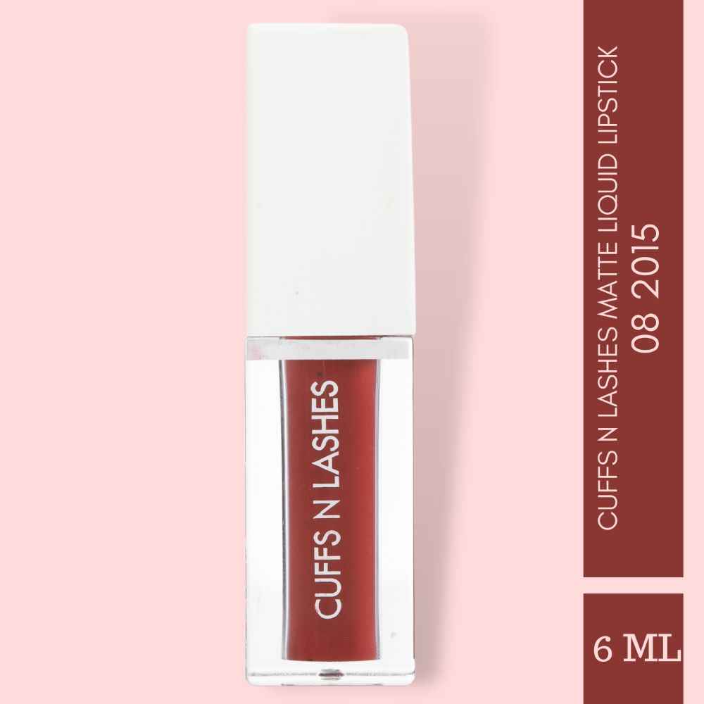 Buy Cuffs N Lashes Matte Liquid Lipstick, 2015 08 - 6 ml - Purplle