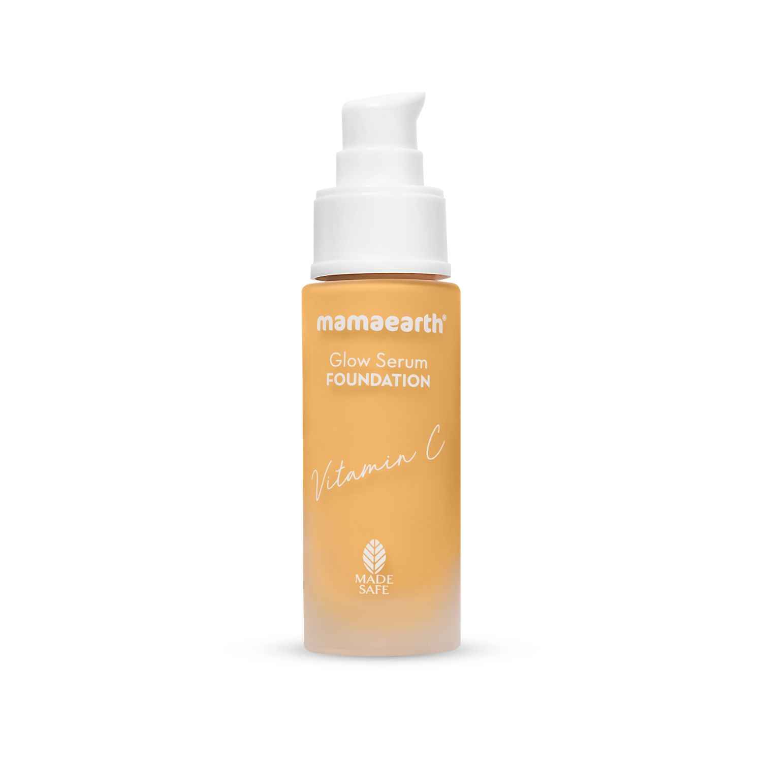 Buy Mamaearth Glow Serum Foundation with Vitamin C & Turmeric for 12-Hour Long Stay- 02 Creme Glow (30 ml) - Purplle
