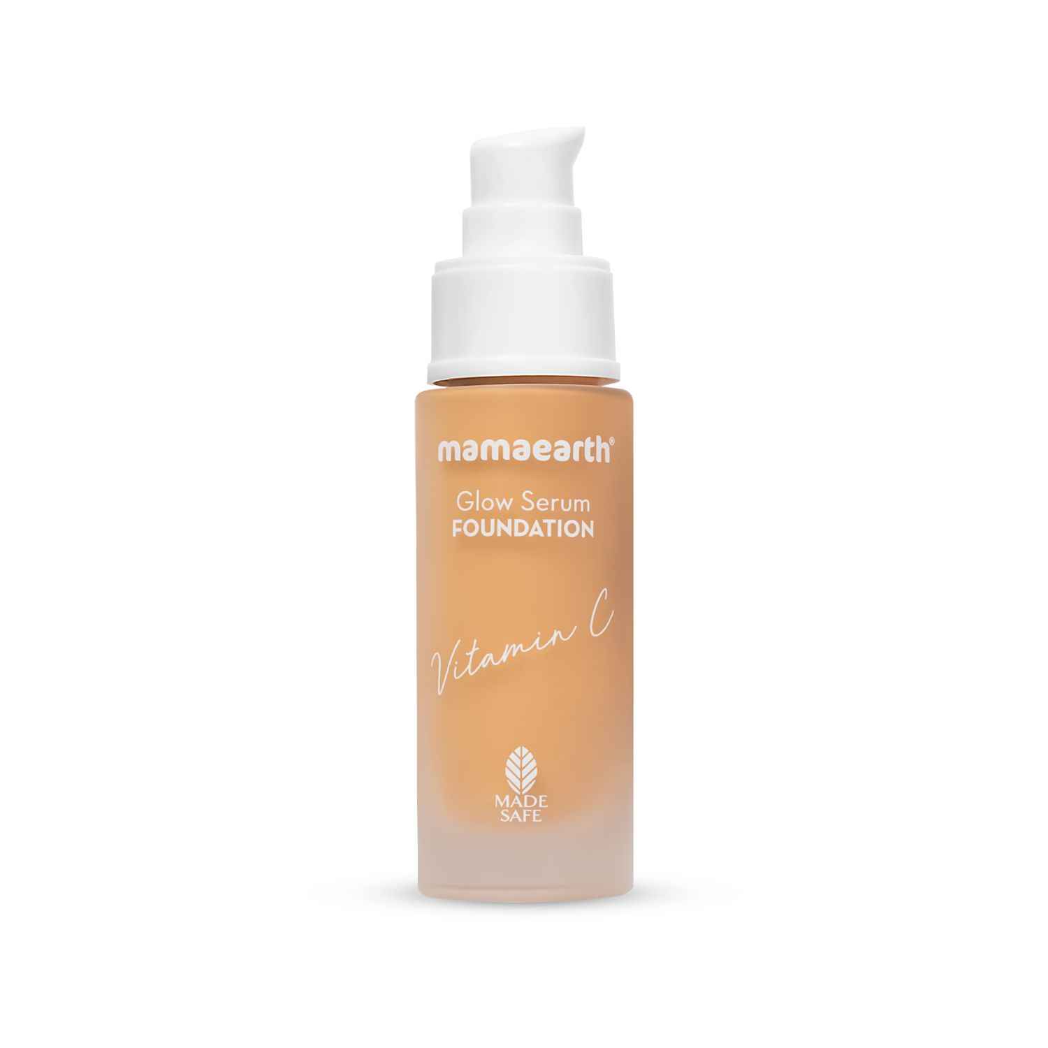 Buy Mamaearth Glow Serum Foundation with Vitamin C & Turmeric for 12-Hour Long Stay- 06 Almond Glow (30 ml) - Purplle
