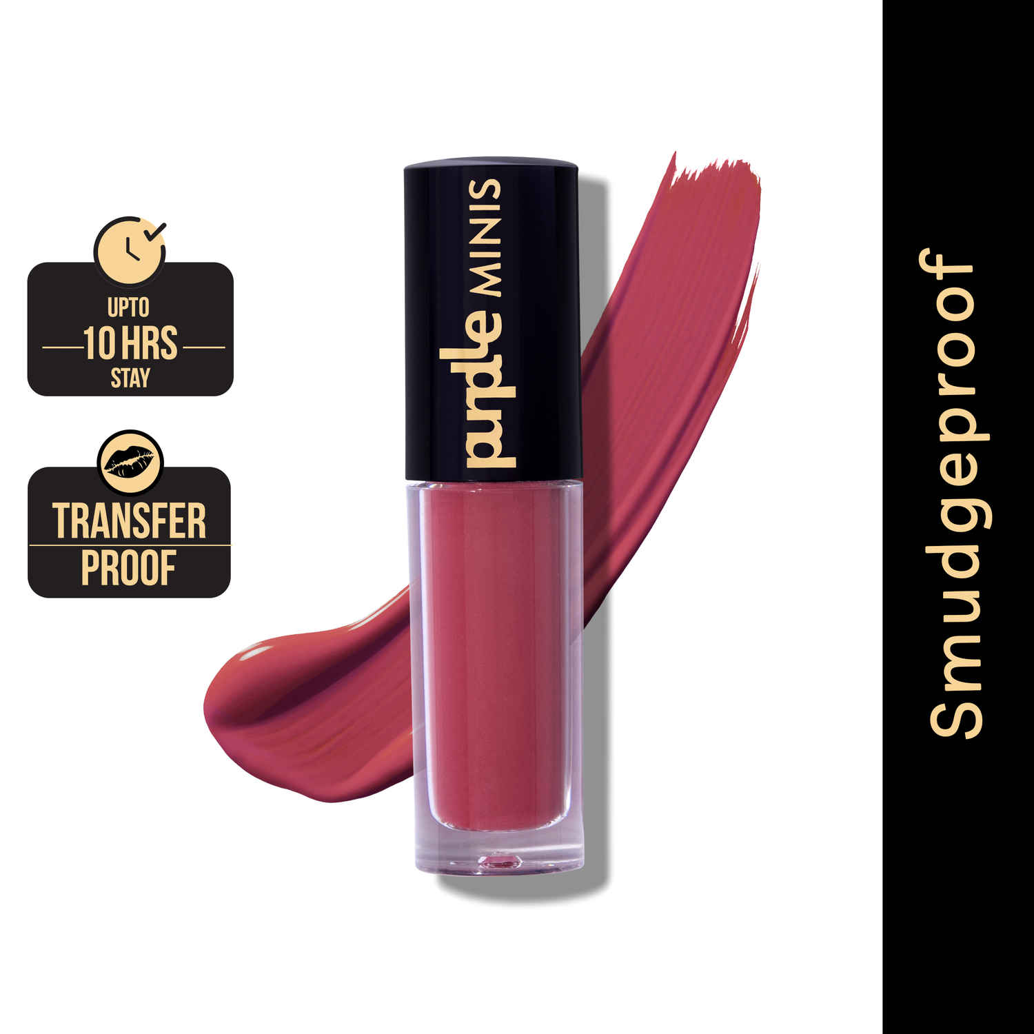 Buy Purplle Ultra HD Matte Mini Liquid Lipstick| Long Lasting |Transferproof |Smudgeproof| Pink - My First Maid Of Honor Moment 17 (1.6 ml) - Purplle