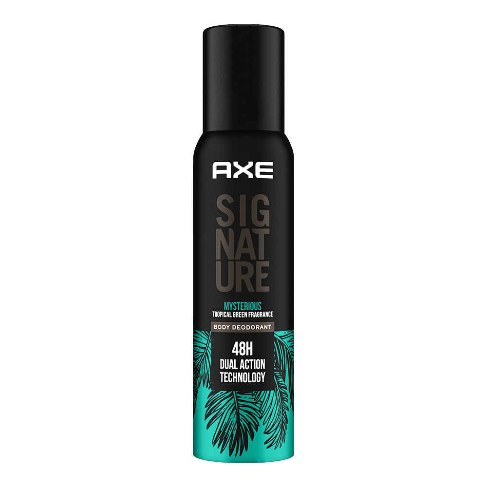 Buy Axe Signature Mysterious long Lasting No Gas Deodorant Bodyspray Perfume For Men 154 ml - Purplle