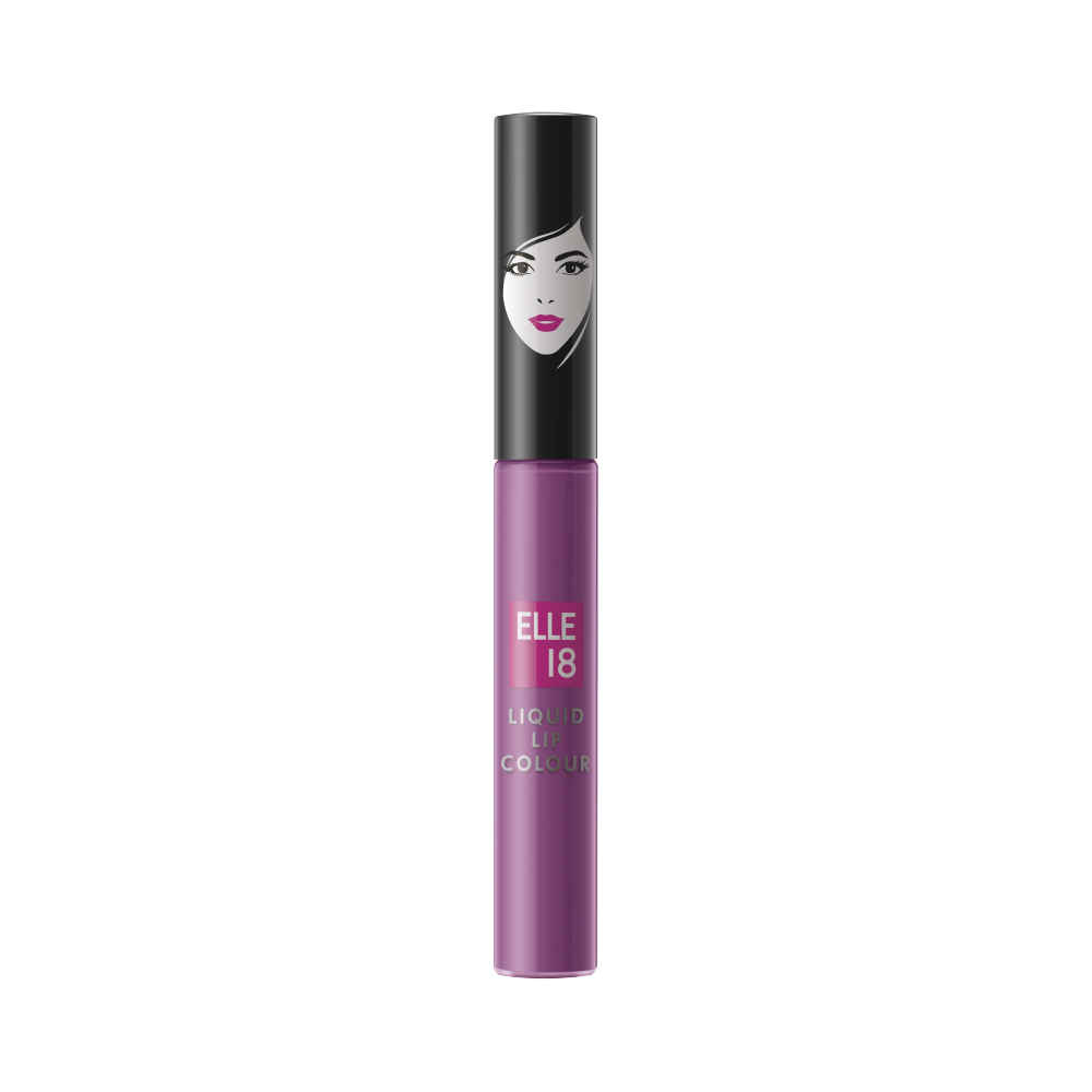Buy Elle18 Liquid Lip Color, Purple Berry, 5.6ml - Purplle