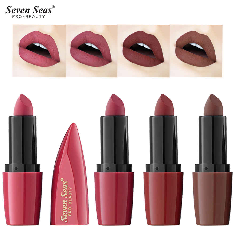 Buy Seven Seas Ultimate Matte Lipstick (Pack Of 4) 3.8G - Purplle
