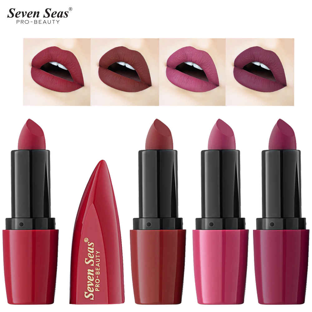Buy Seven Seas Ultimate Matte Lipstick (Pack Of 4) 3.8G - Purplle