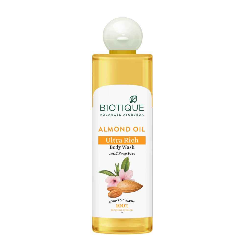 Buy Biotique Almond Oil Ultra Rich Body Wash (200 ml) - Purplle
