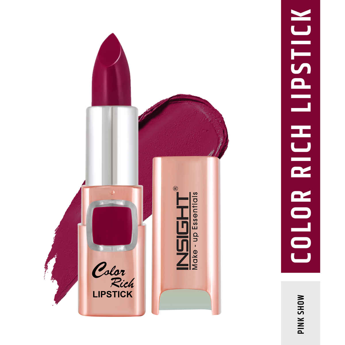 Buy INSIGHT COLOR RICH LIPTICK (L-23)_PINK SHOW (MATTE)(4.2 GM) - Purplle