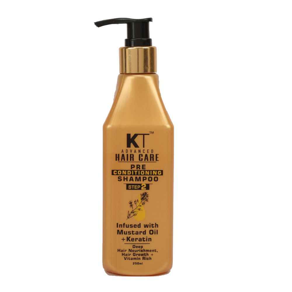 Buy KT Professional Advance Hair Care Pre Conditioning Mustard Infused Keratin Shampoo- 250 ML - Purplle