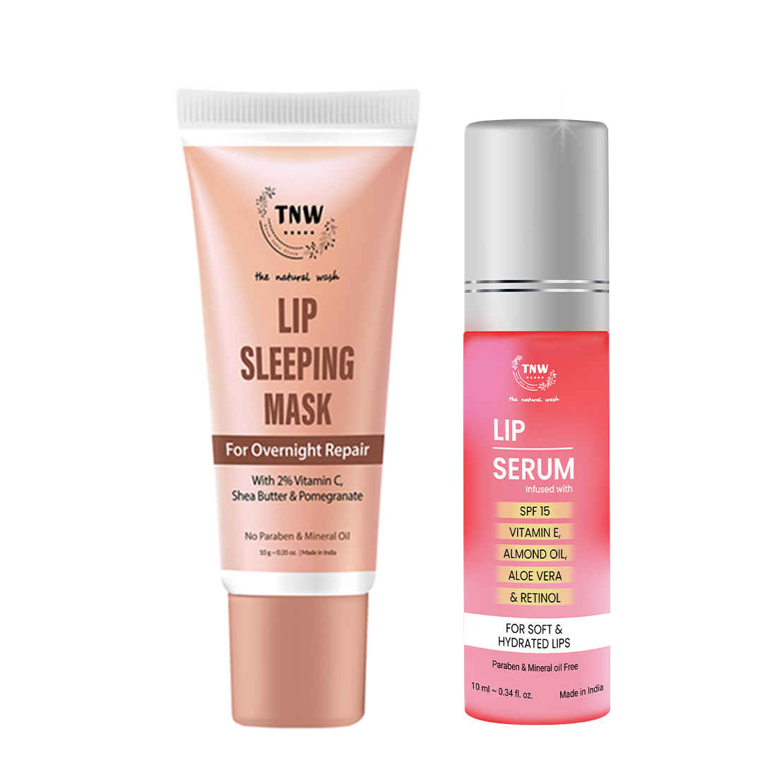 Buy Combo of 2- Lip Sleeping Mask 10g + Lip Serum 10ml - Purplle