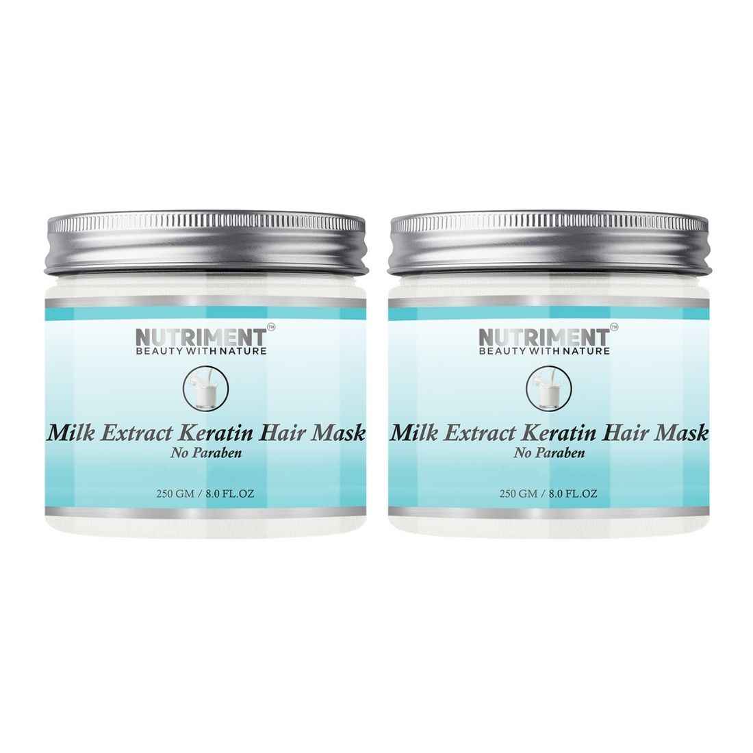 Buy Nutriment Milk Extract Hair Mask - 250gm Each (Pack of 2) - Purplle