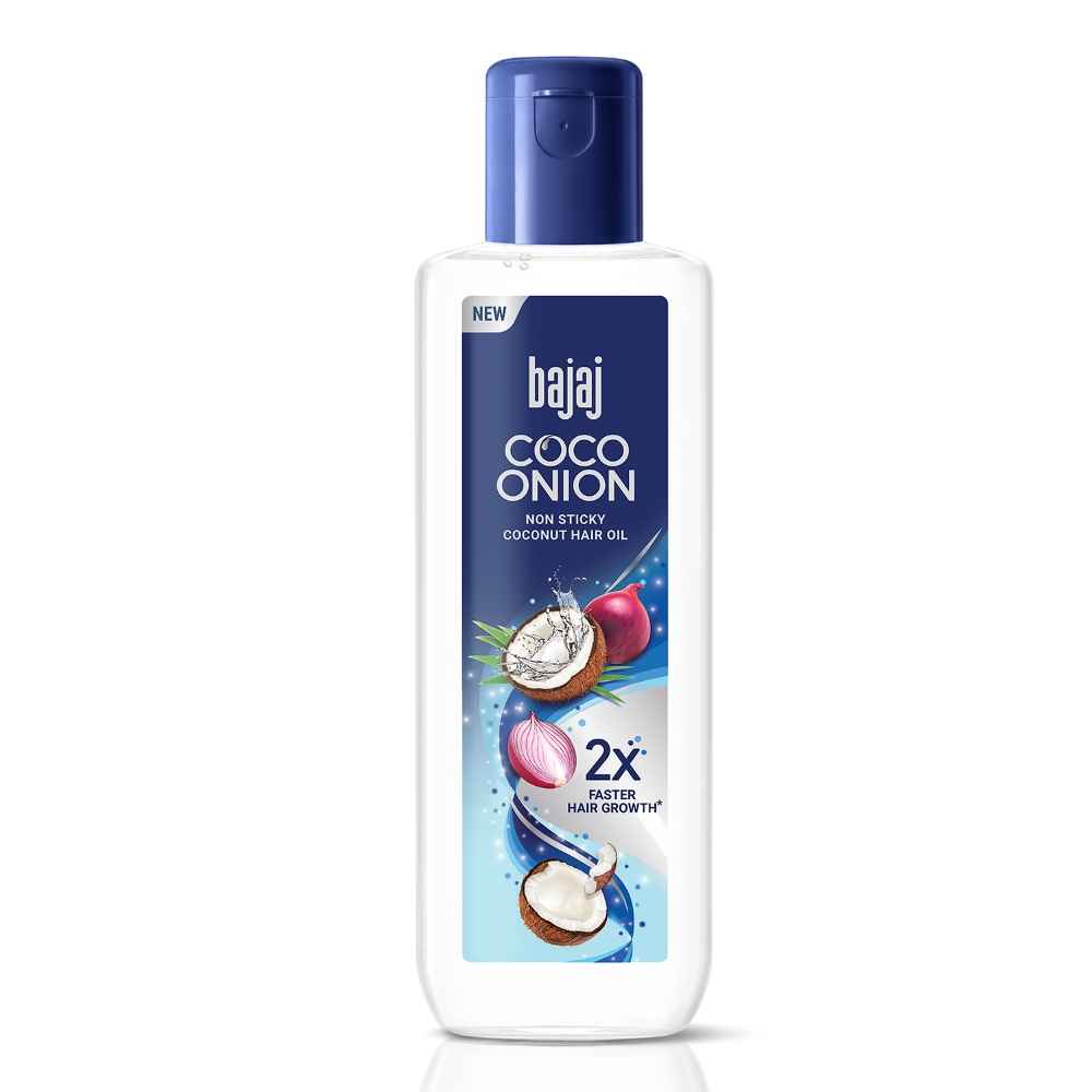 Buy Bajaj Coco Onion Hair Oil- Non Sticky hair oil for 2X Faster Hair Growth (350 ml) - Purplle