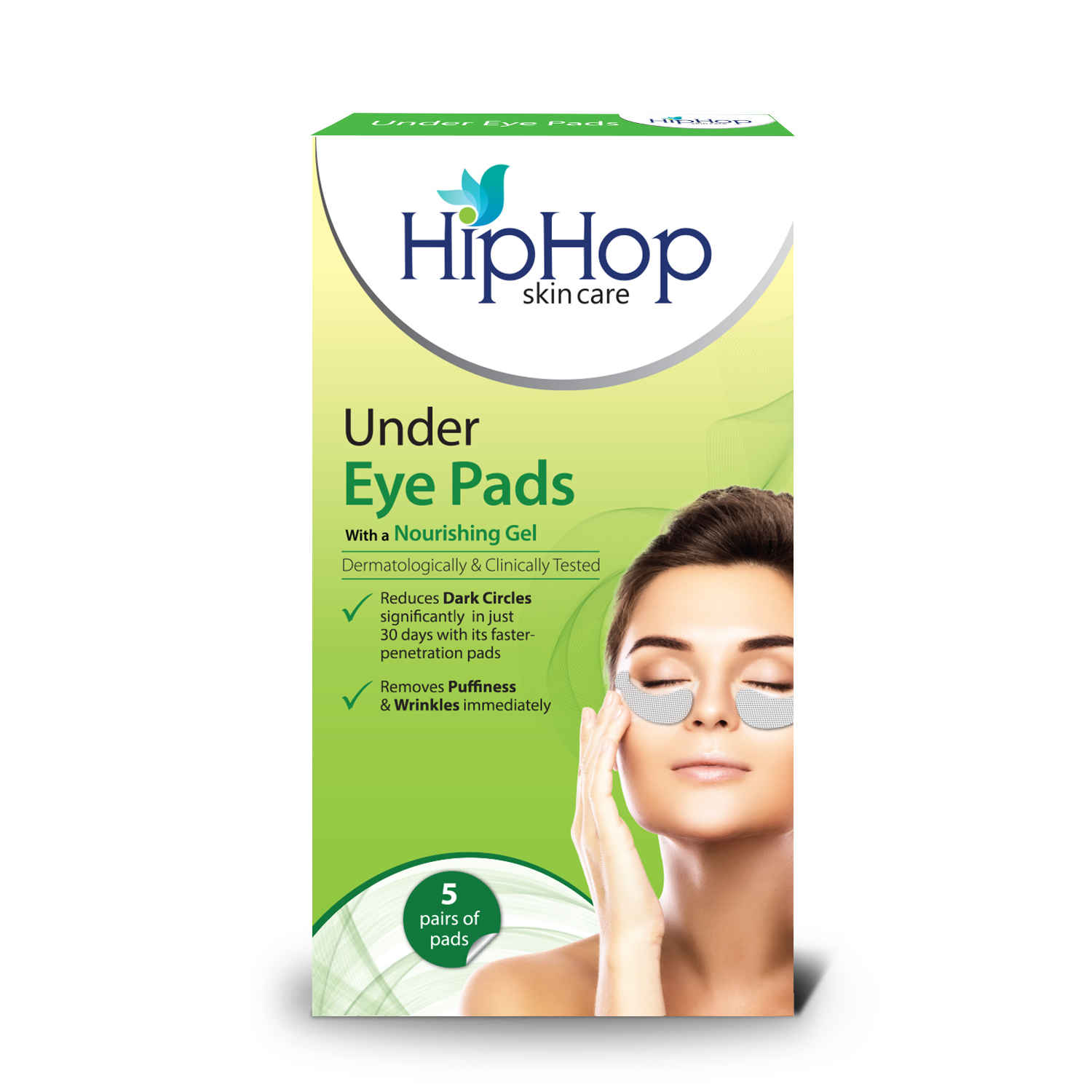 Buy HipHop Under Eye Pads With Nourishing Gel - 5 pads - Purplle