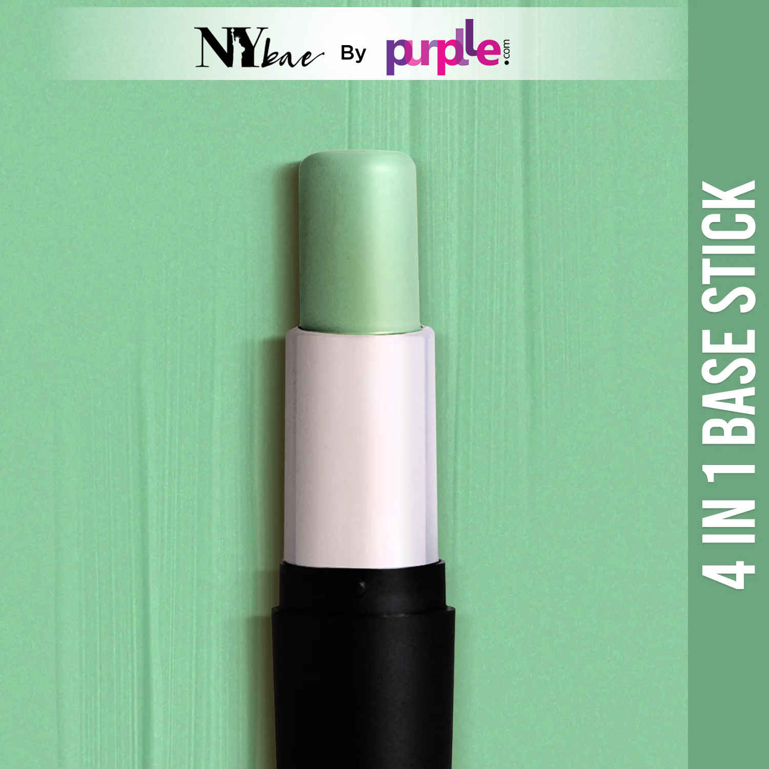 Buy NY Bae All In One Stick - Dance With Me On Ellis Island, Green Corrector 9 | Foundation Concealer Contour Colour Corrector Stick | Fair & Wheatish Skin | Creamy Matte Finish | Enriched With Vitamin E | Covers Redness & Blemishes | Cruelty Free - Purplle