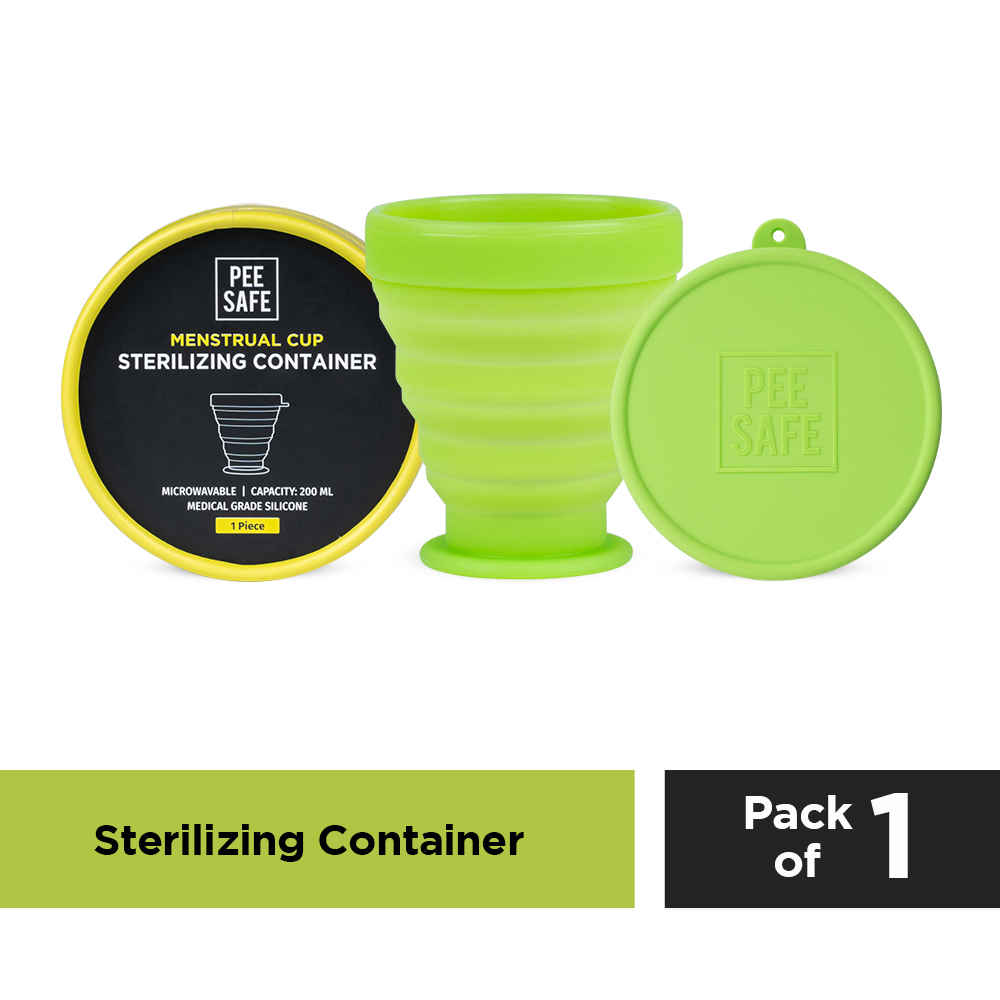 Buy Pee Safe Menstrual Cup Sterilizing Container - Purplle