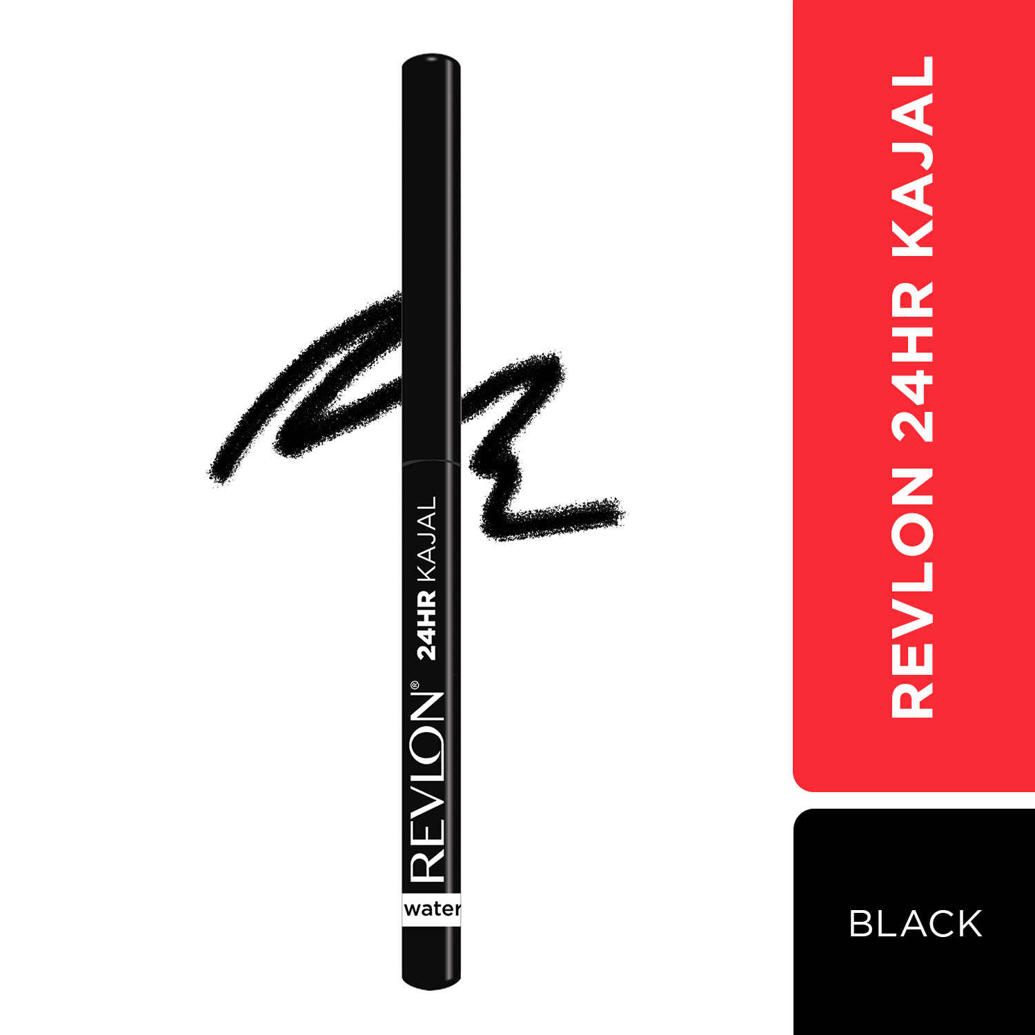 Buy Revlon 24HR Kajal - Intense Black ( Waterproof & Smudgeproof ) - Purplle