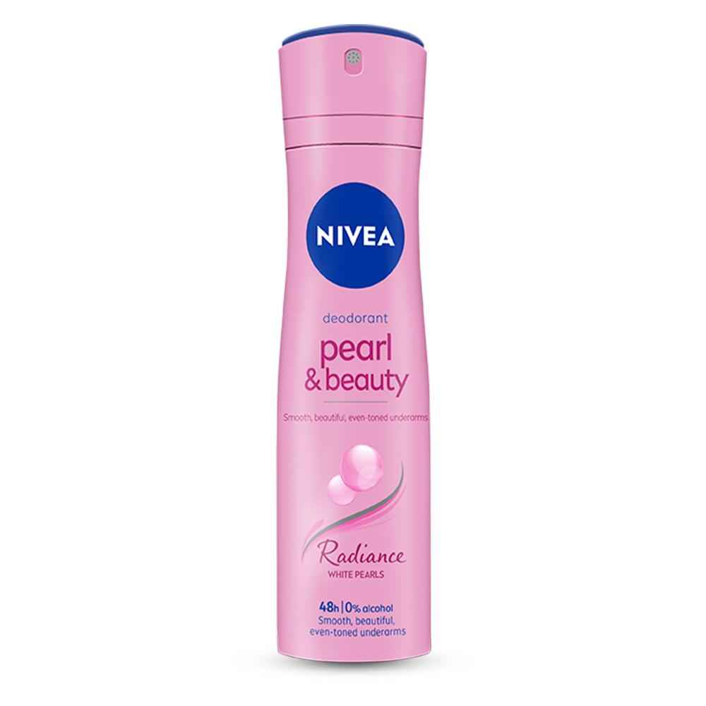 Buy NIVEA Women Deodorant, Pearl & Beauty Radiance for Eventoned Smooth & Beautiful Underarms (150 ml) - Purplle