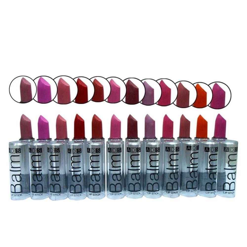 Buy ADS PACK OF 12 PROFESSIONAL LIP BALM MATTE LIPSTICK - Purplle