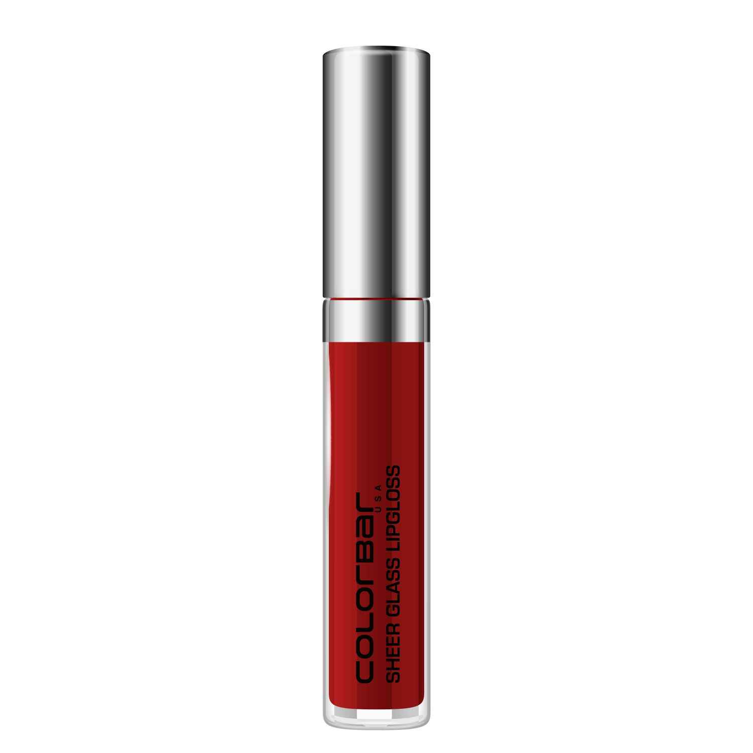 Buy Colorbar Sheer Glass Lip Gloss - My Valentine (Red) - Purplle