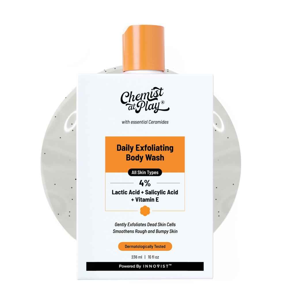 Buy Chemist at Play Exfoliating Body Wash | Salicylic Acid, Vitamin E & Lactic Acid | Softens Skin (236 ml) - Purplle