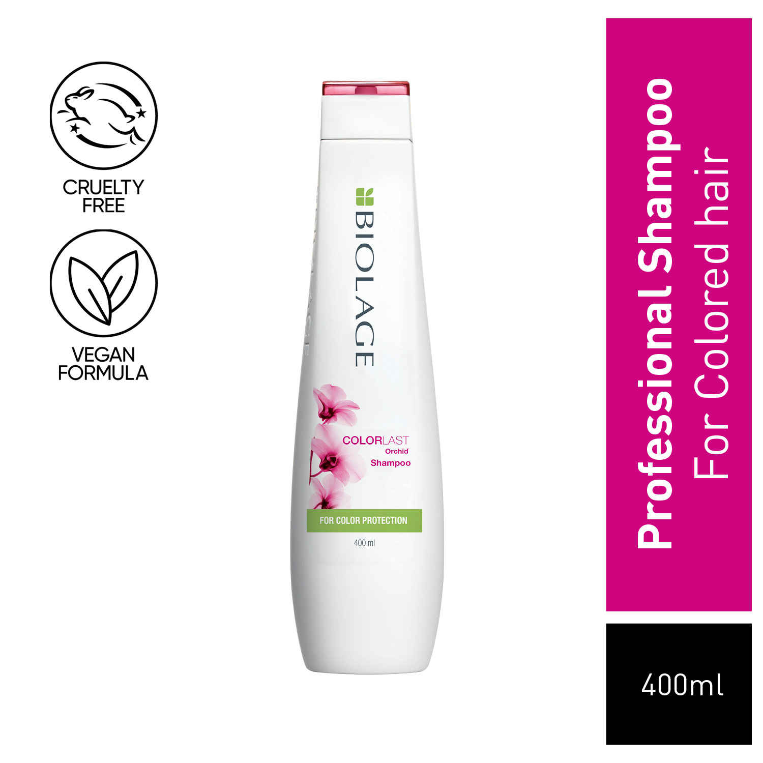 Buy BIOLAGE Colorlast Shampoo 400ml | Paraben free|Helps Protect Colored Hair & Maintain Color Vibrancy | For Colored Hair - Purplle