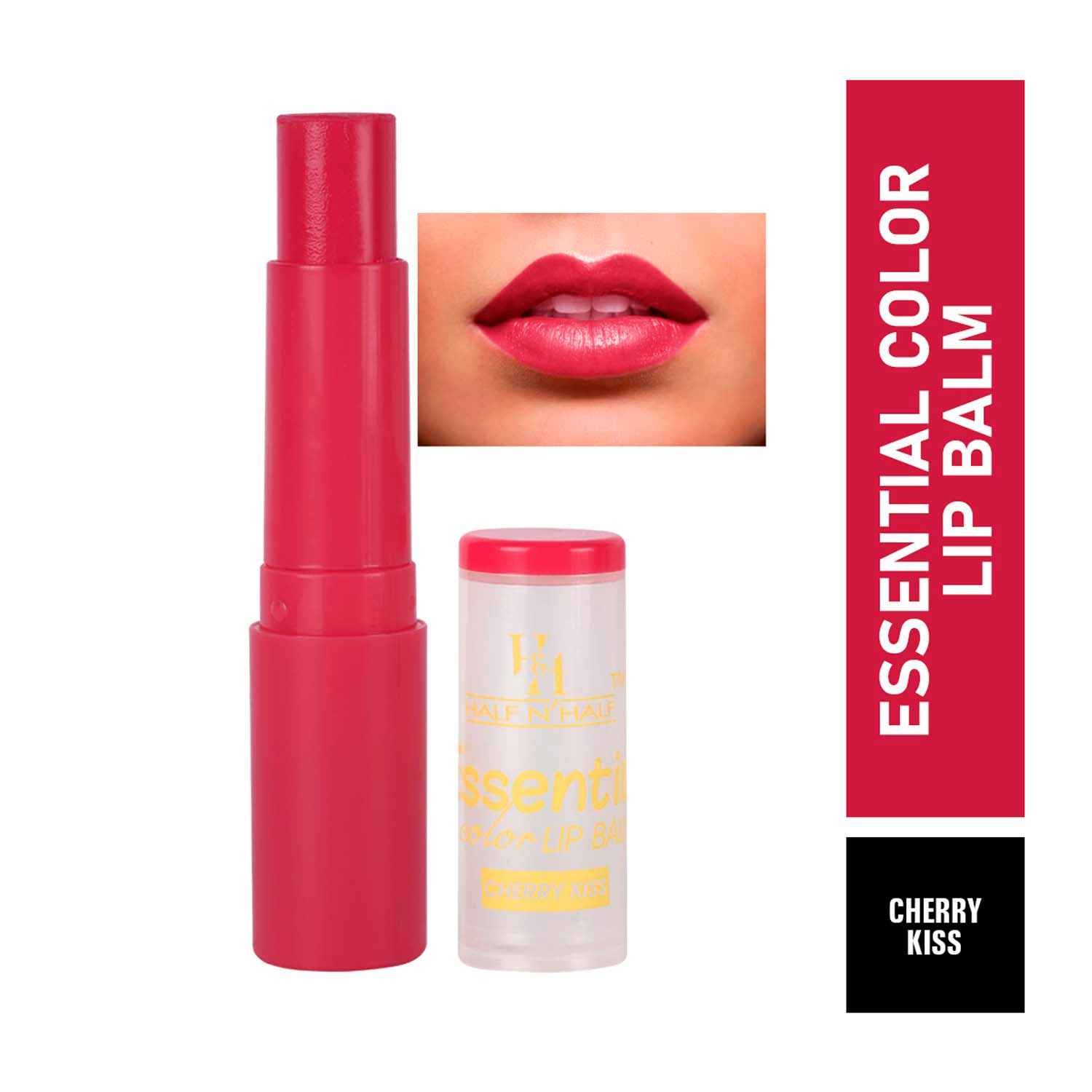 Buy Half N Half Essential Colour Lip Balm, Cherry Kiss (3.5gm) - Purplle