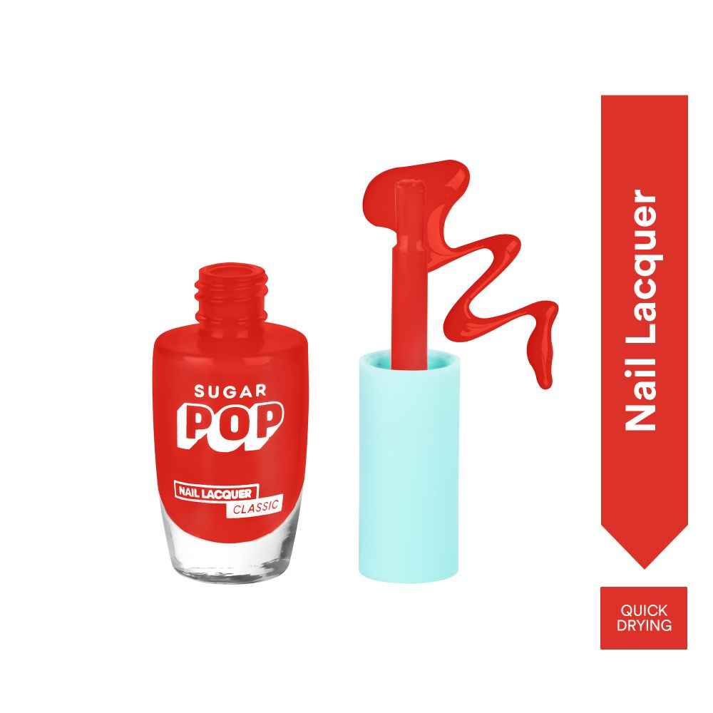 Buy SUGAR POP Nail Lacquer - 12 Serene Sunset (Saturated Orange) 10 Ml - Dries In 45 Seconds - Chip-Resistant, Long-Lasting. Glossy Finish High Shine Nail Polish - Purplle