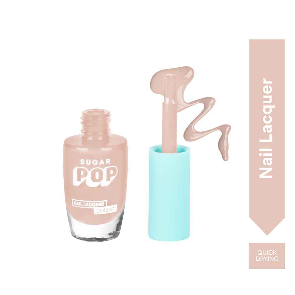 Buy SUGAR POP Nail Lacquer - 19 Baked Bae (Eggnog) 10 Ml - Dries In 45 Seconds - Quick-Drying, Chip-Resistant, Long-Lasting. Glossy Finish High Shine Nail Enamel/Polish For Women. - Purplle