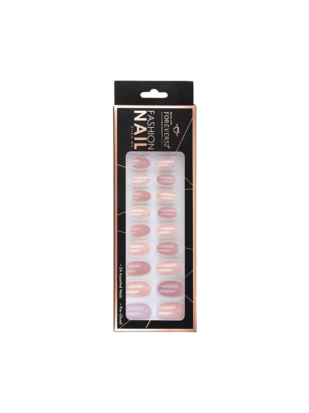 Buy Daily Life Forever52 Fashion Nails Stick On IFN009 1 Pack(24 nails) - Purplle