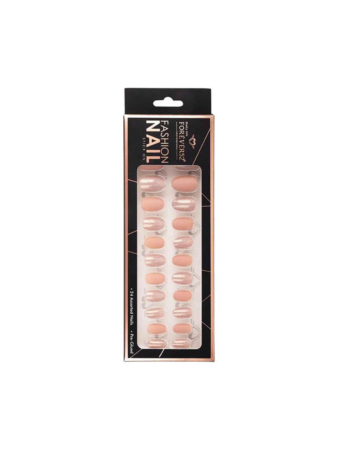 Buy Daily Life Forever52 Fashion Nails Stick On IFN011 1 Pack(24 nails) - Purplle