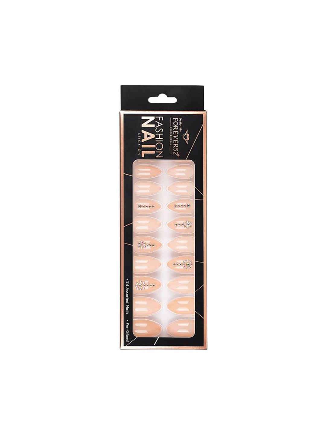 Buy Daily Life Forever52 Fashion Nails Stick On IFN020 1 Pack(24 nails) - Purplle