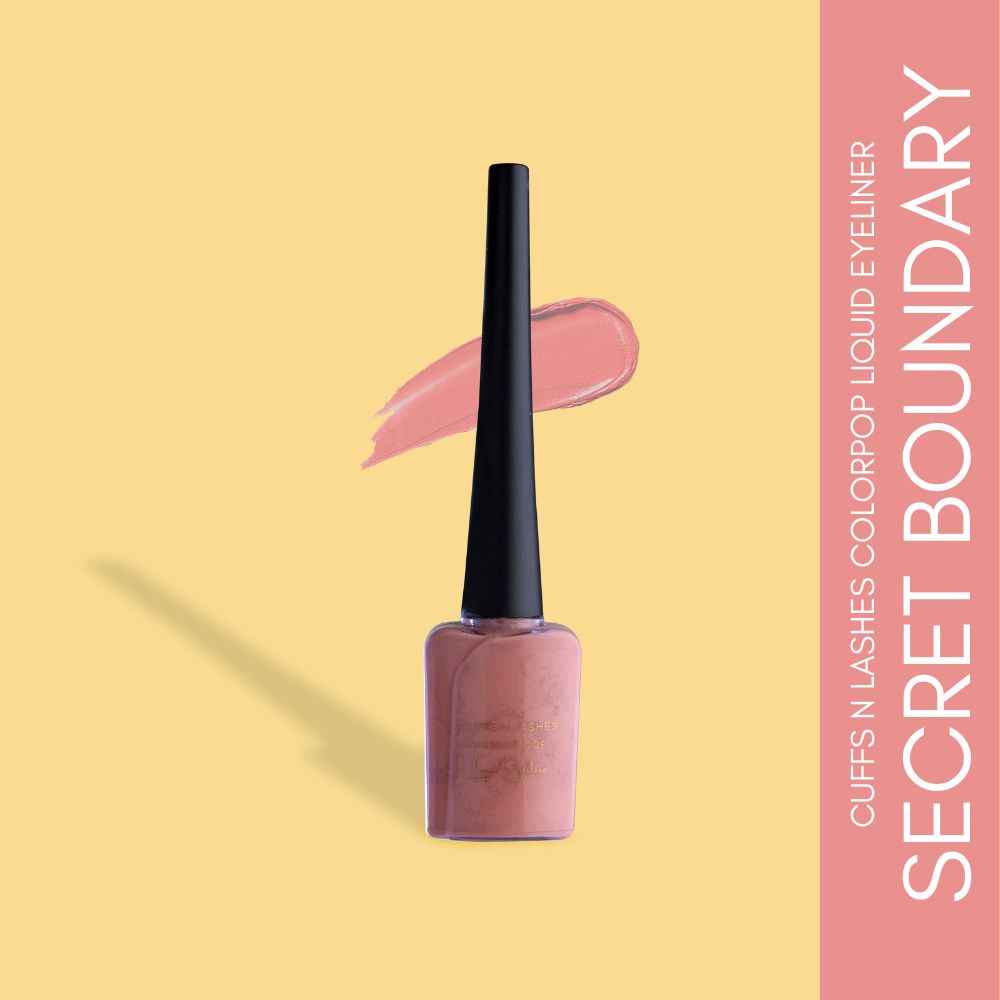 Buy Cuffs N Lashes Color Pop Eyeliner, Nude, Secret Boundary - 6 ml - Purplle