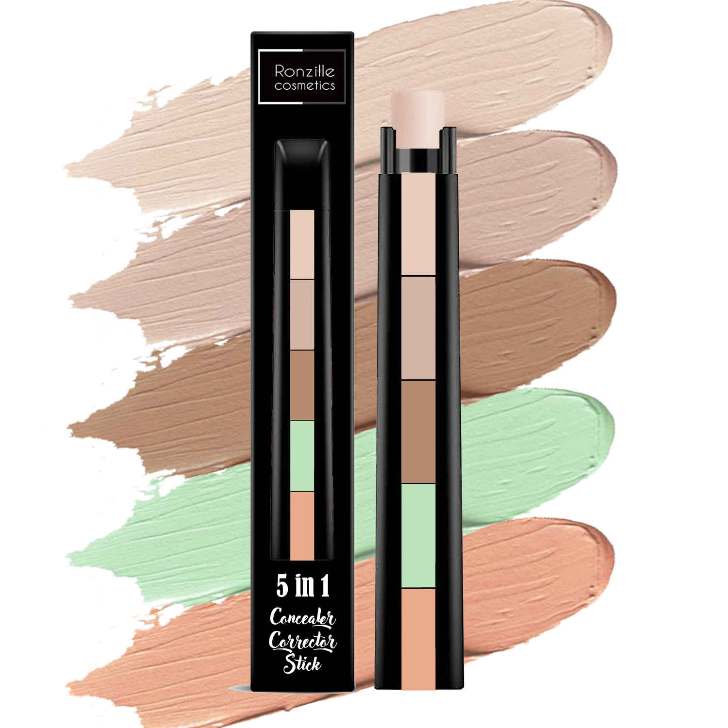Buy Ronzille 5 in 1 Concealer Corrector stick Shade- Light - Purplle