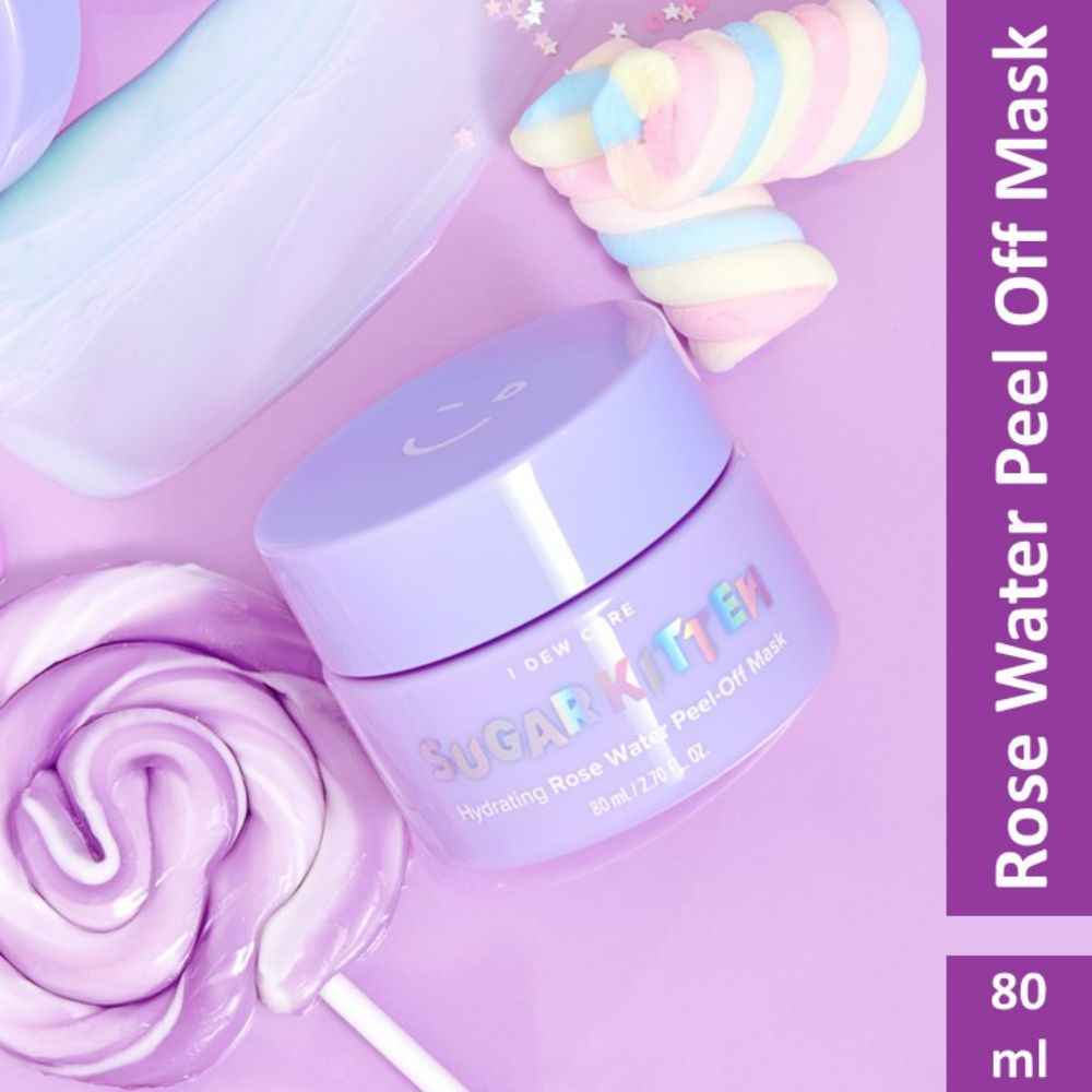 Buy I DEW CARE SUGAR KITTEN, Hydrating Rose Water Peel-Off Mask | Korean Skin Care - Purplle