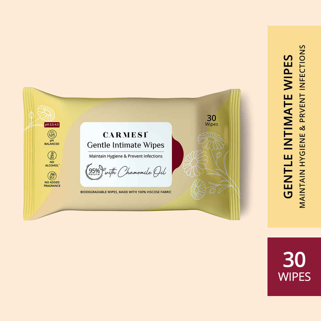 Buy Carmesi Gentle Intimate Wipes (30 wipes) - Purplle