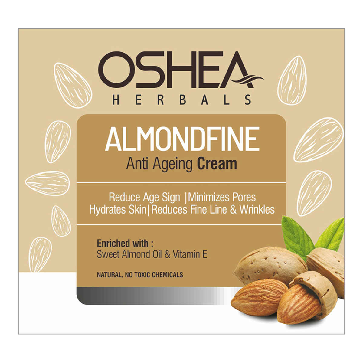 Buy OSHEA HERBALS Almondfine Anti Ageing Cream 50 gm - Purplle
