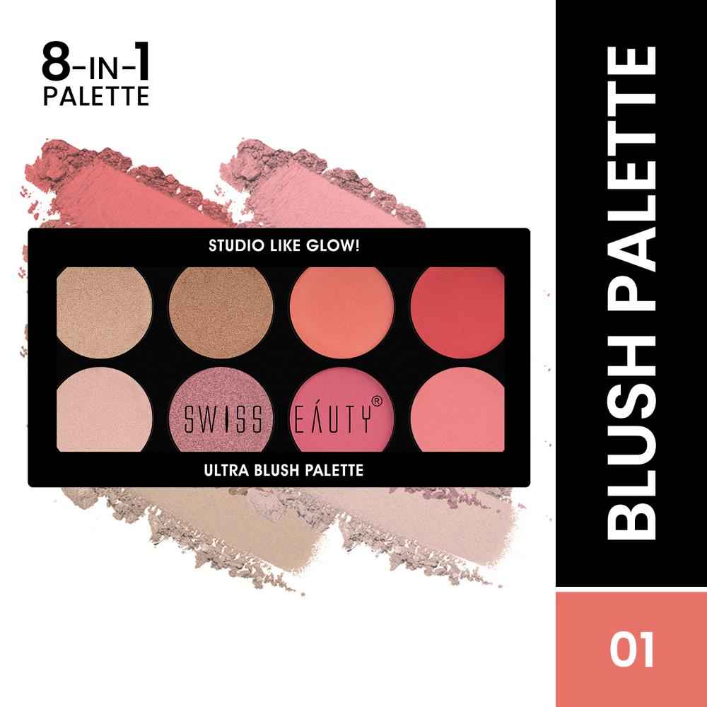 Buy Swiss Beauty Ultra Blush Palette 1(16 g) - Purplle