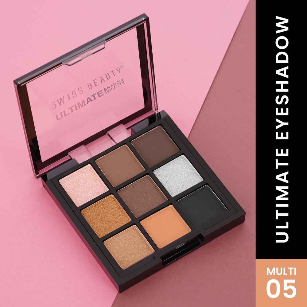 Buy Swiss Beauty Ultimate Eyeshadow Palette Kit - Multi-05 (6 gm) - Purplle