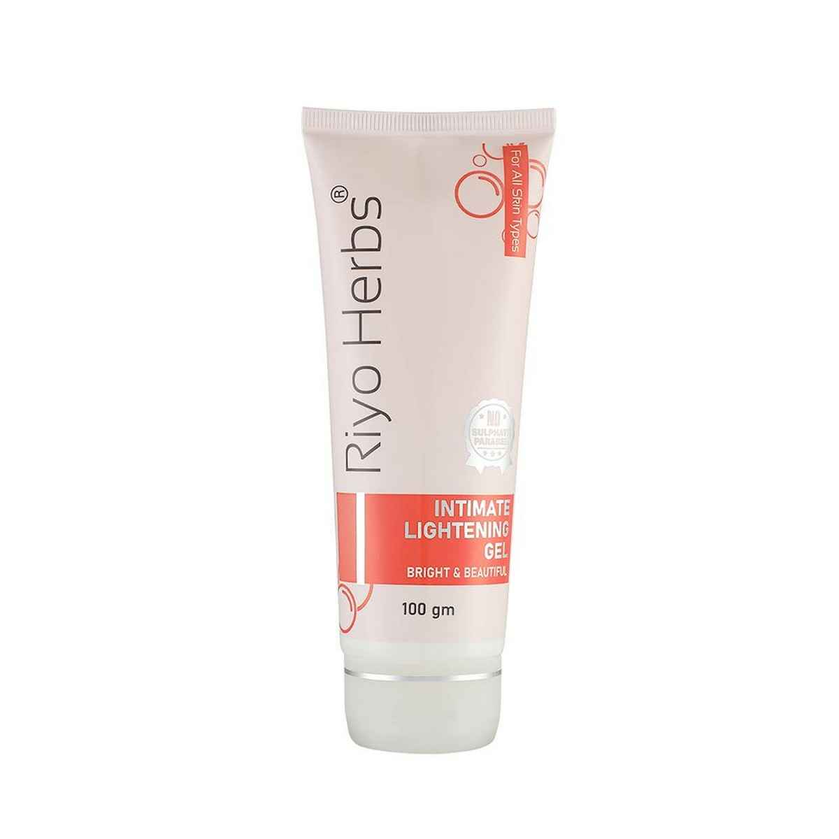 Buy Riyo Herbs Intimate Lightening Gel With Vitamin E & Lemon Peel Extracts for Helps Nourishes, 100 gm - Purplle