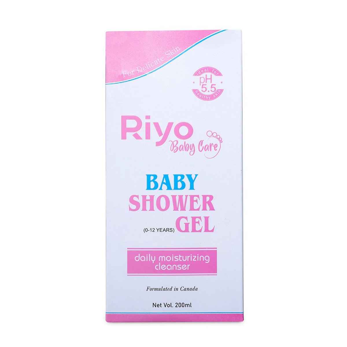 Buy Riyo Baby Shower Gel With Green Tea & Vitamin E For Baby Soft & Sensitive Skin, 200ml - Purplle