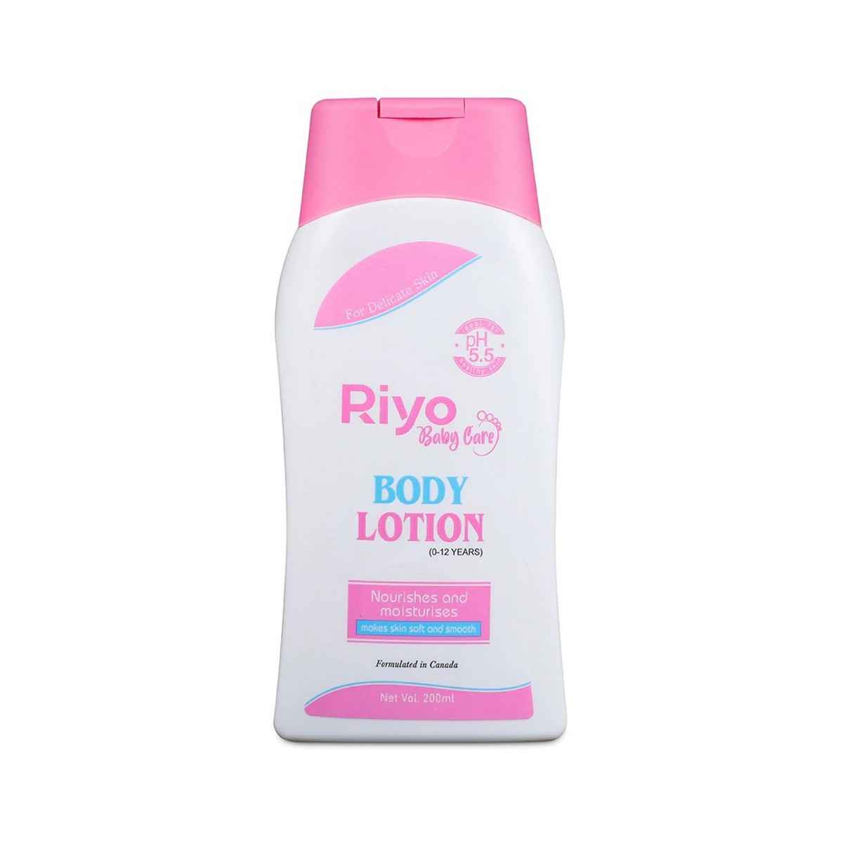 Buy Riyo Baby Body Lotion With Olive Oil & Vit E , Gentle Care for Baby Soft Skin, 200ml - Purplle