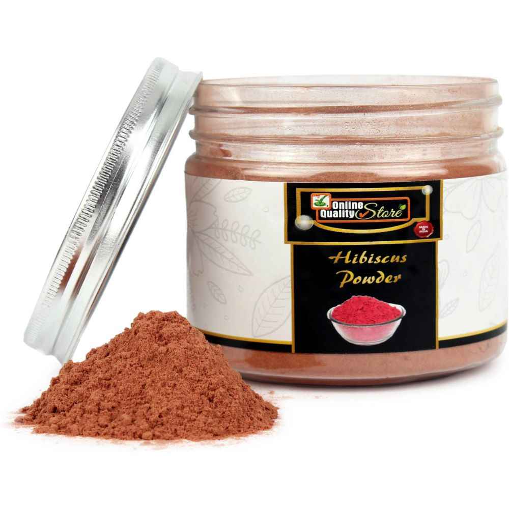Buy Online Quality Store Hibiscus Powder - 150 g |Organic Hibiscus Powder-100g | 100% Pure & Natural Hibiscus Flower Powder |Hibiscus Rosa-Sinensis For Hair Care & Face Pack{Jar_hibiscus_150gm} - Purplle