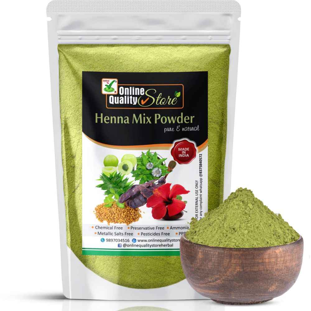 Buy Online Quality Store Henna Mix Powder - 300 g|Mehndi mix powder for body art, beard,hand|henna mix mehandi powder for hair,prem dulhan{Heena_Mix_Powder_300g} - Purplle