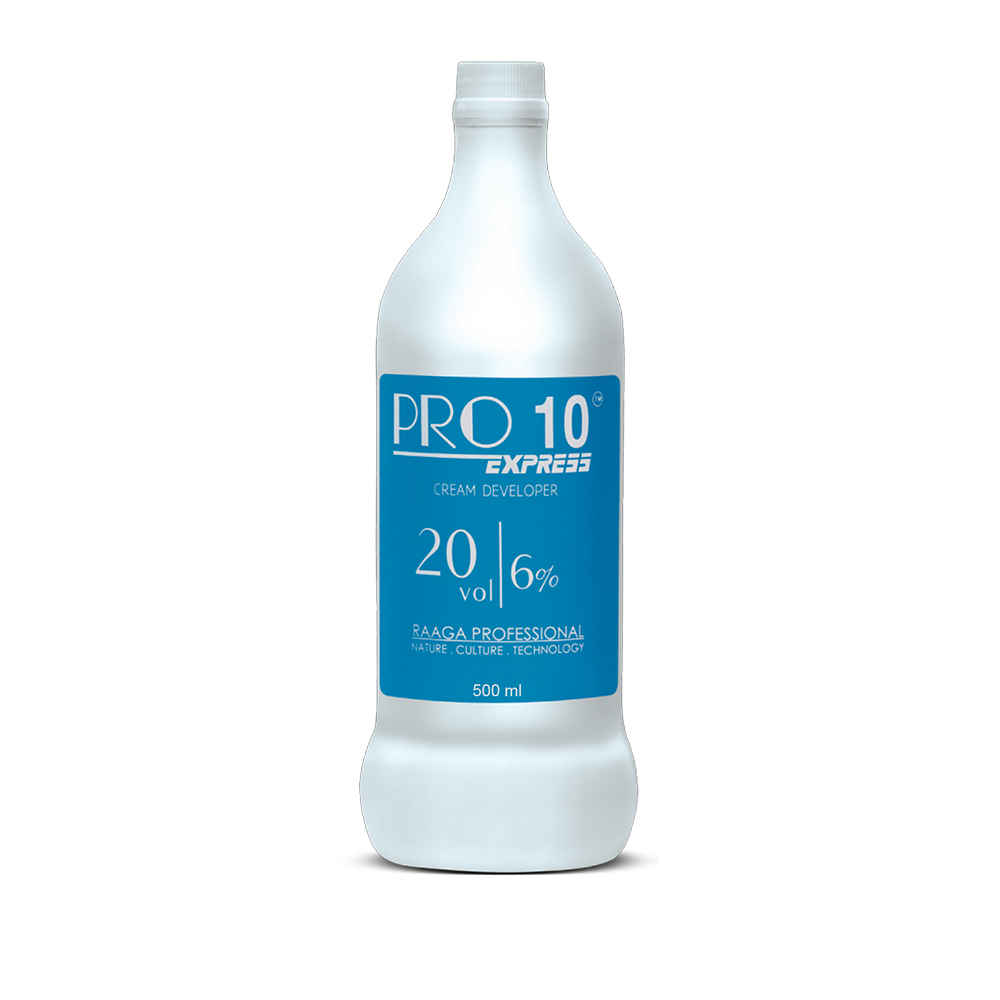 Buy Raaga Professional Pro 10 Express 6% Cream Developer, 20 Vol, 500 ml - Purplle