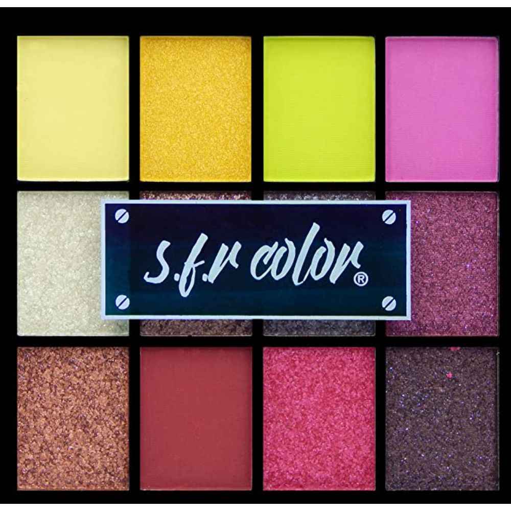 Buy S.f.r Color Matte and Shimmer 12 Color Eyeshadow Palette - 7194-02 (25.2 g) - Purplle