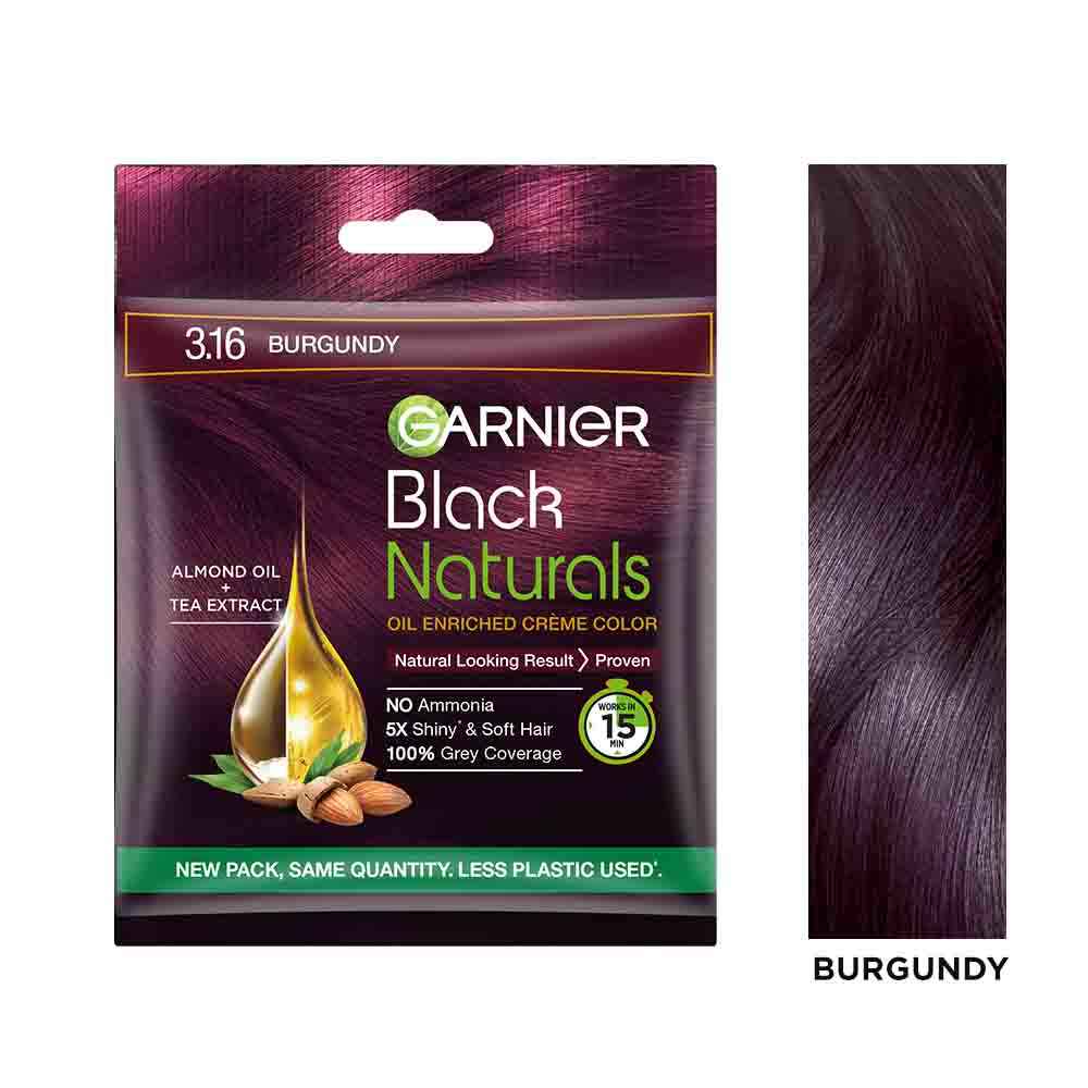 Buy Garnier Black Naturals Shade 3.16 20g + 20 ml - Purplle