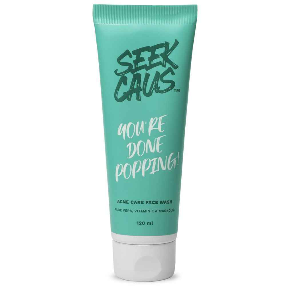 Buy SEEKCAUS Acne Care Face Wash For Oily, Combination & Sensitive Skin 120 ml - Purplle