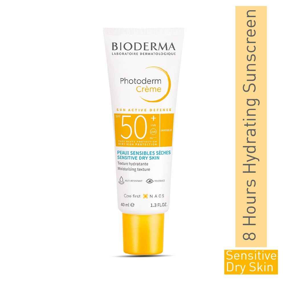 Buy Bioderma Photoderm Creme Invisible SPF 50+ Sunscreen Cream  Sensitive Dry Skin, 40ml - Purplle
